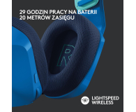 LOGITECH SG733 LIGHTSPEED Wireless RGB Headset BLUE Niebieski - 594939 - zdjęcie 8